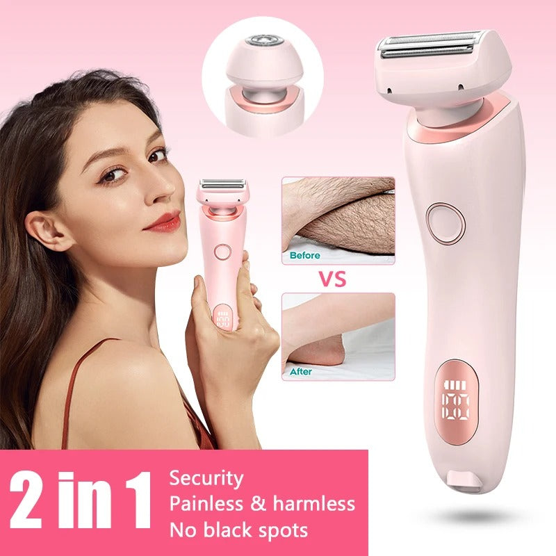 SmoothSilk™ 2-in-1 Electric Epilator & Shaver